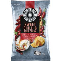 Red Rock Deli Sweet Chilli & Sour Cream Chips 165g