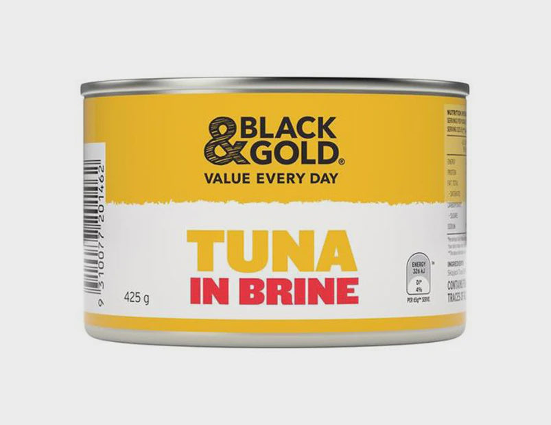 Black & Gold Tuna in Brine 425g