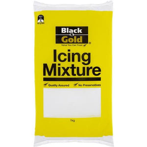 Black & Gold Icing Mixture 1kg