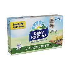 Dairy Farmers Unsalted Butter 250g