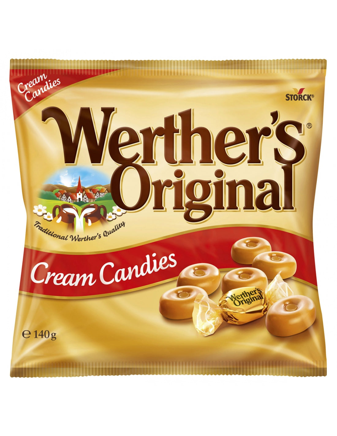 Werther's Original Cream Candies Classic 140g - EOL